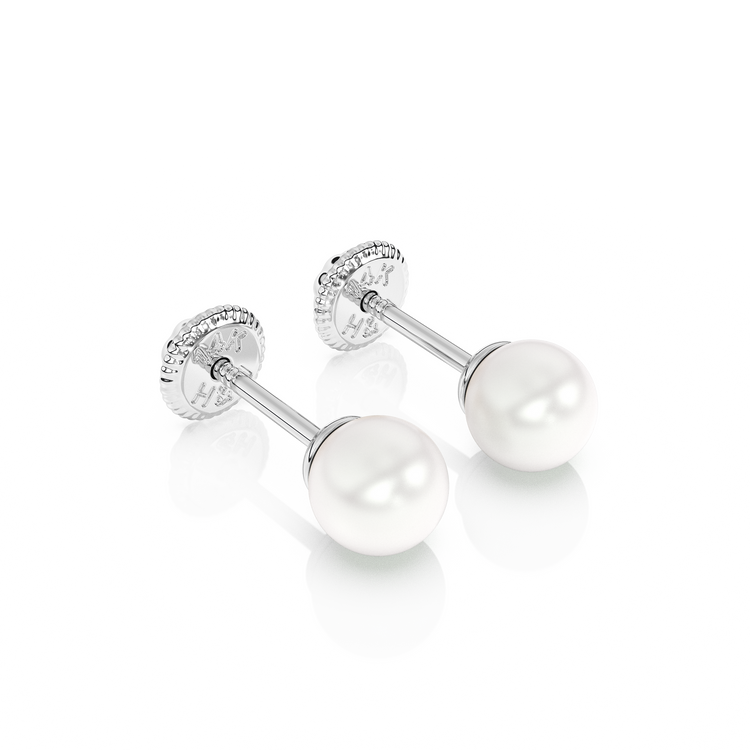 14k White Gold Earrings
