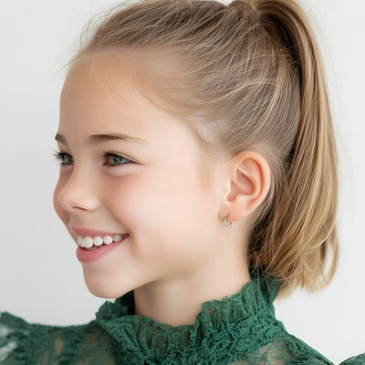 Classic, 9mm Huggie Hoop Earrings4