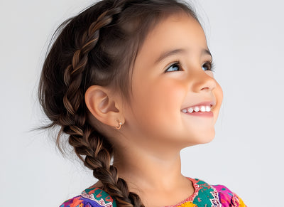 Endless Love, Clear Heart CZ Huggie Hoop Earrings3