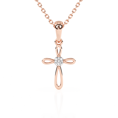 Infinity Cross – Children’s Cross Necklace1