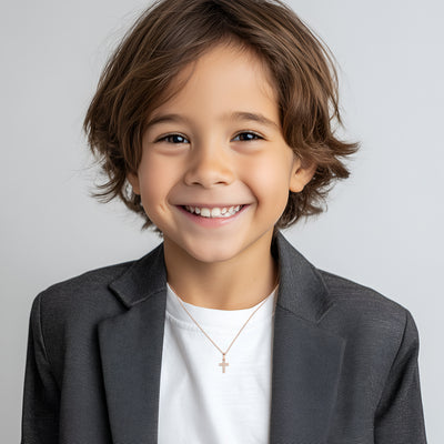 Timeless Light – Children’s Cross Necklace4
