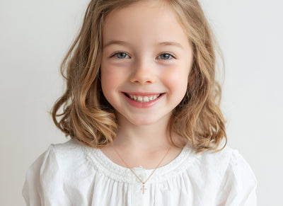 Timeless Light – Children’s Cross Necklace6