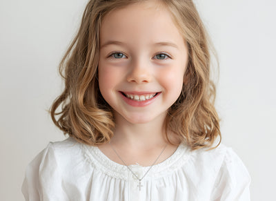 Timeless Light – Children’s Cross Necklace6