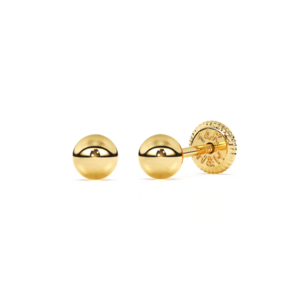 3mm Classic Round Stud Earrings3