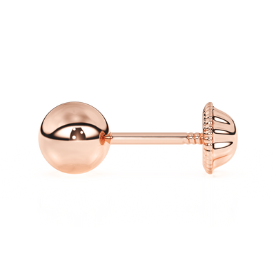 4mm Classic Round Stud Earrings5