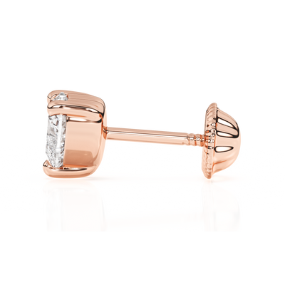 4mm Clear Heart CZ Stud Earrings5