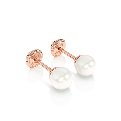 4mm Pearl Stud Earrings1