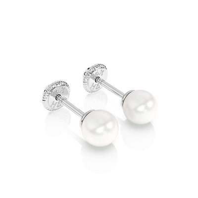 4mm Pearl Stud Earrings1