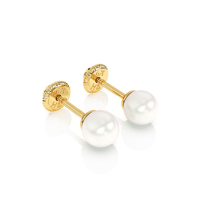 4mm Pearl Stud Earrings1