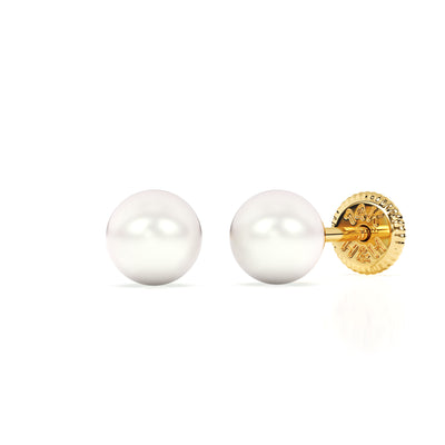 4mm Pearl Stud Earrings4