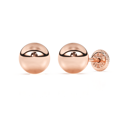 5mm Classic Round Stud Earrings4