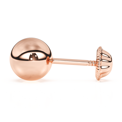 5mm Classic Round Stud Earrings5