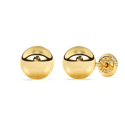 5mm Classic Round Stud Earrings4