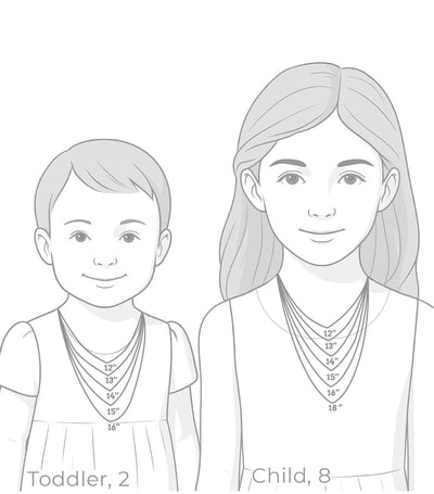 Petite Round "Design Your Own"-Children's Necklace4