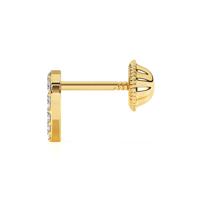 All My Love, Clear Pavé CZ Stud Earrings5