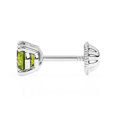 August Birthstone, 4mm Swarovski Crystal Stud Earrings5