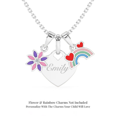 Baby Heart "Design Your Own"-Children's Necklace1