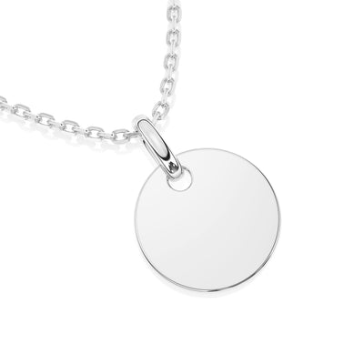Baby Round Engravable Necklace5