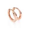 Classic, 9mm Huggie Hoop Earrings - Solid 14K Rose Gold, Huggie Hoop, for Babies & Children