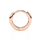 Classic, 9mm Huggie Hoop Earrings - Solid 14K Rose Gold, Huggie Hoop, for Babies & Children