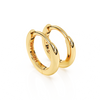 Classic, 9mm Huggie Hoop Earrings - Solid 14K Gold, Huggie Hoop, for Babies & Children