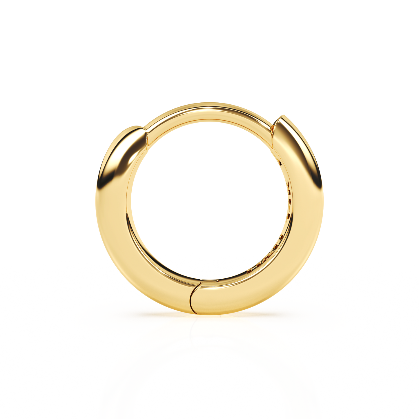 Classic, 9mm Huggie Hoop Earrings - Solid 14K Gold, Huggie Hoop, for Babies & Children