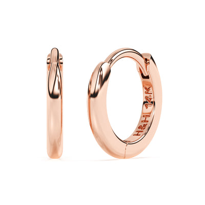 Classic, 9mm Huggie Hoop Earrings5