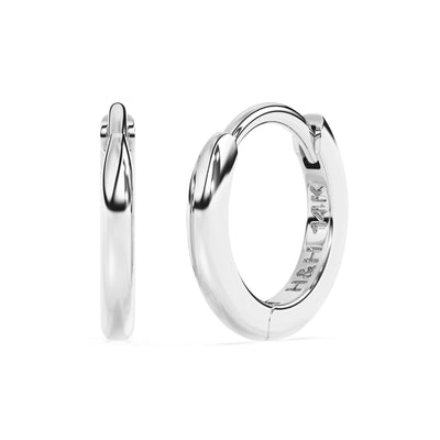 Classic, 9mm Huggie Hoop Earrings5