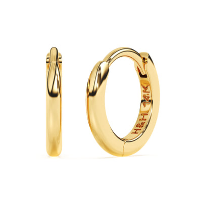Classic, 9mm Huggie Hoop Earrings5