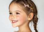 Elegant Heart, Stud Earrings - Solid 14K Gold, Screw Back, for Babies & Children
