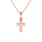 Eternal Grace Children’s Cross Necklace Rose Gold 11