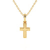 Eternal Grace – Children’s Cross Necklace - For Girls of Faith in Solid 14k Yellow Gold