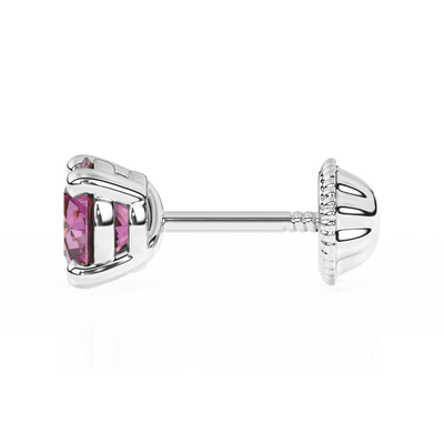 February Birthstone, 4mm Swarovski Crystal Stud Earrings4