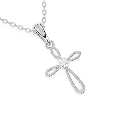 Infinity Cross – Children’s Cross Necklace4