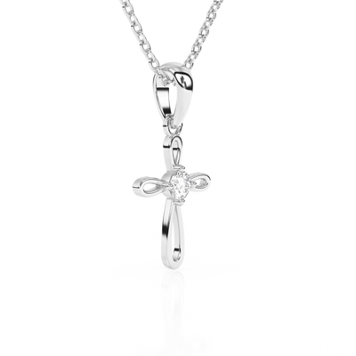 Infinity Cross – Children’s Cross Necklace5