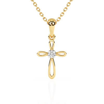 Infinity Cross – Children’s Cross Necklace1