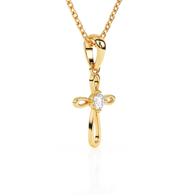 Infinity Cross – Children’s Cross Necklace5