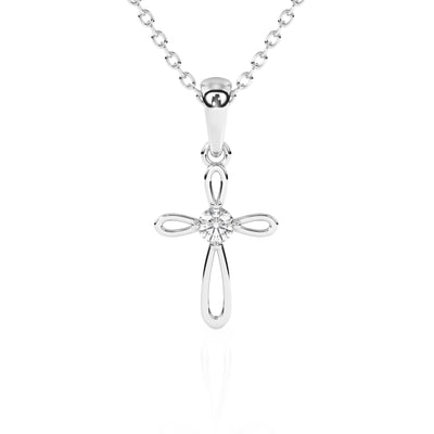 Infinity Cross – Children’s Cross Necklace1