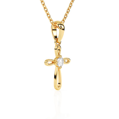 Infinity Cross – Children’s Cross Necklace6