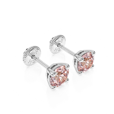 June Birthstone, 4mm Swarovski Crystal Stud Earrings1