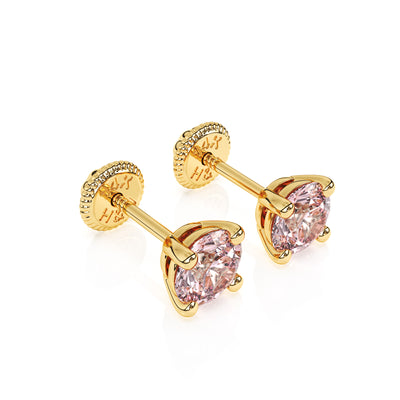 June Birthstone, 4mm Swarovski Crystal Stud Earrings1