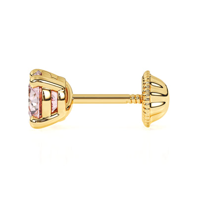 June Birthstone, 4mm Swarovski Crystal Stud Earrings5