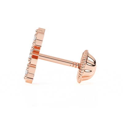 Lucky Stars, Clear CZ Stud Earrings6