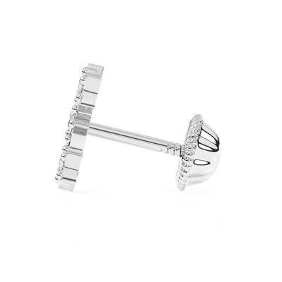 Lucky Stars, Clear CZ Stud Earrings6