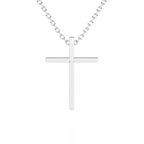 Modern Faith Children’s Cross Necklace White Gold 6