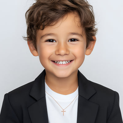 Modern Faith – Children’s Cross Necklace3