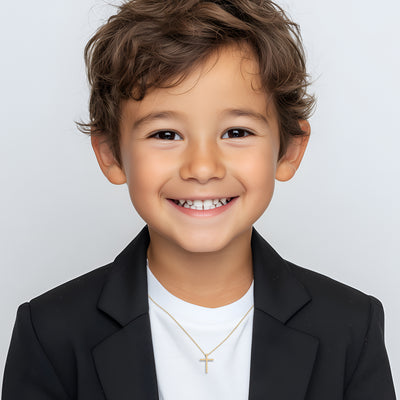 Modern Faith – Children’s Cross Necklace3
