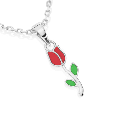 My Darling Rose Charm Necklace4