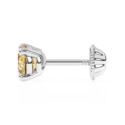 November Birthstone, 4mm Swarovski Crystal Stud Earrings4