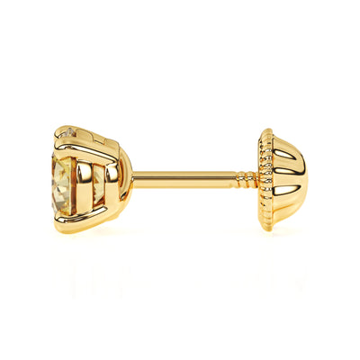 November Birthstone, 4mm Swarovski Crystal Stud Earrings5